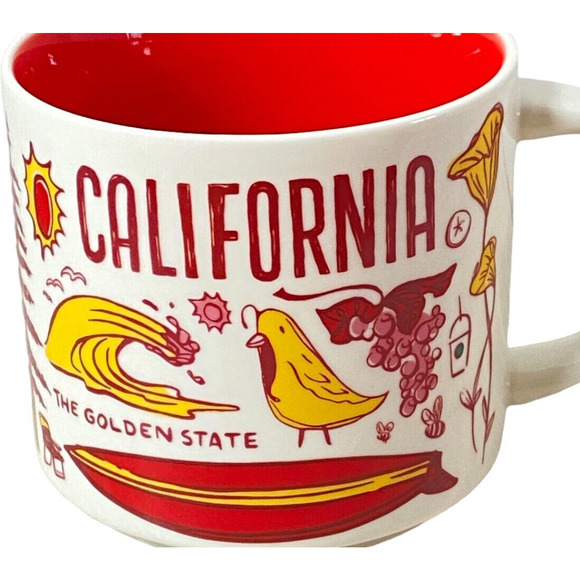 Starbucks Coffee CALIFORNIA ~Been There Series, Across Globe CUP MUG 14 oz - Picture 2 of 8